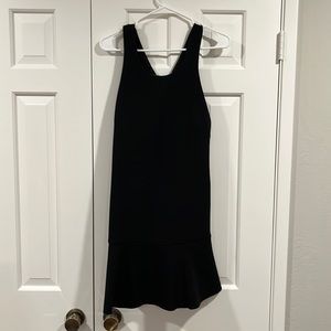 Drop waist racerback dress